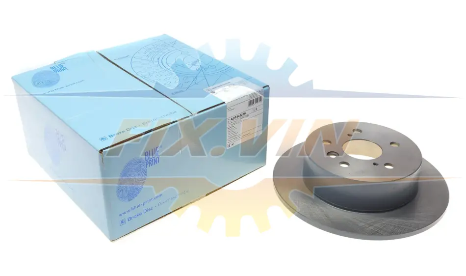 Диск гальм. BLUE PRINT ADT343239 (фото 1)