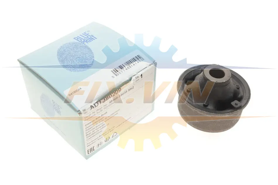 Сайлентблок важеля (переднього/знизу/ззаду) Toyota Yaris 99-05 BLUE PRINT ADT380209 (фото 1)
