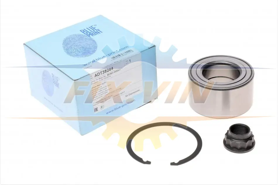 К-т підшипника ступиці BLUE PRINT ADT38244 (фото 1)