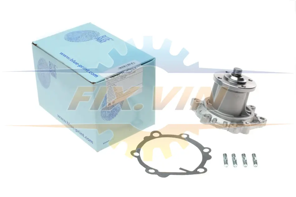 Помпа води Toyota Land Cruiser 2.4TD 90-93/Land Cruiser Prado 3.0D 02- (R/B) (8 лоп) BLUE PRINT ADT39134 (фото 1)