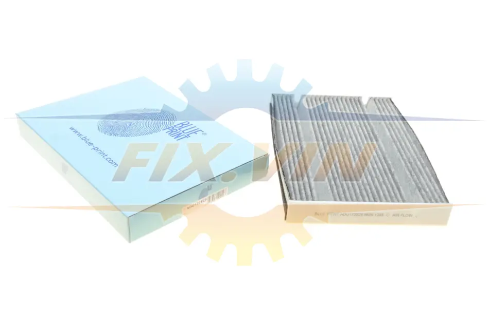 Змінний елемент фільтра салону, вугільний (Blue Print) BLUE PRINT ADU172529 (фото 1)