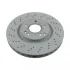 Диск тормозной MERCEDES W203 1.8-3.5 00- передний вент. BLUE PRINT ADU174335 (фото 1)