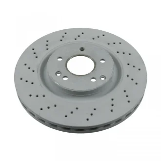 Диск тормозной MERCEDES W203 1.8-3.5 00- передний вент. BLUE PRINT ADU174335
