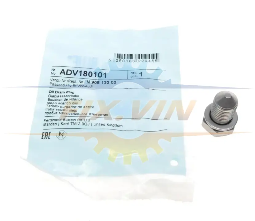 Болт зливу оливи VW Caddy III/T5/Crafter BLUE PRINT ADV180101 (фото 1)