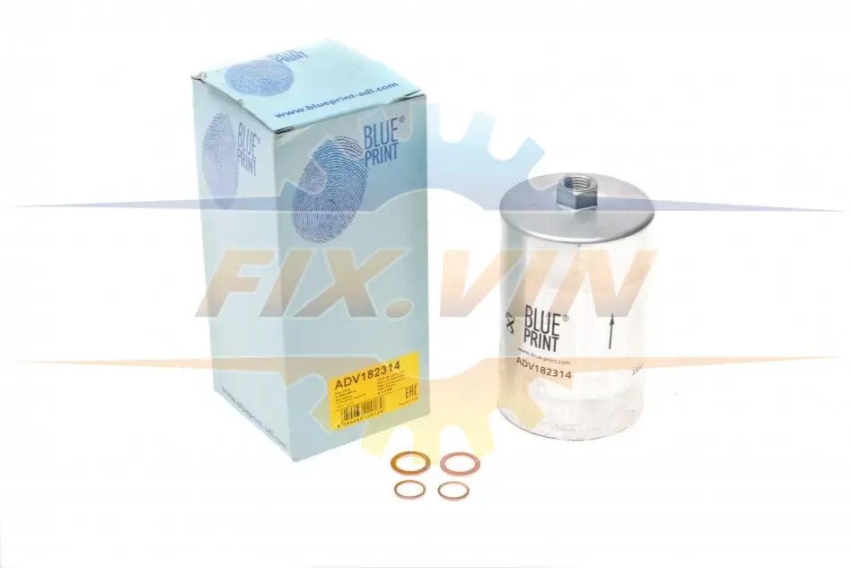 Фільтр палива з ущільнюючим кільцем BLUE PRINT ADV182314 (фото 1)