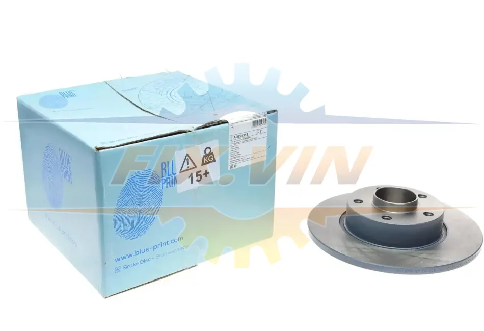 Диск гальмівний BLUE PRINT ADZ94318 (фото 1)