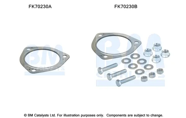 Монтажні елементи випускної системи BM CATALYSTS FK70230 (фото 1)