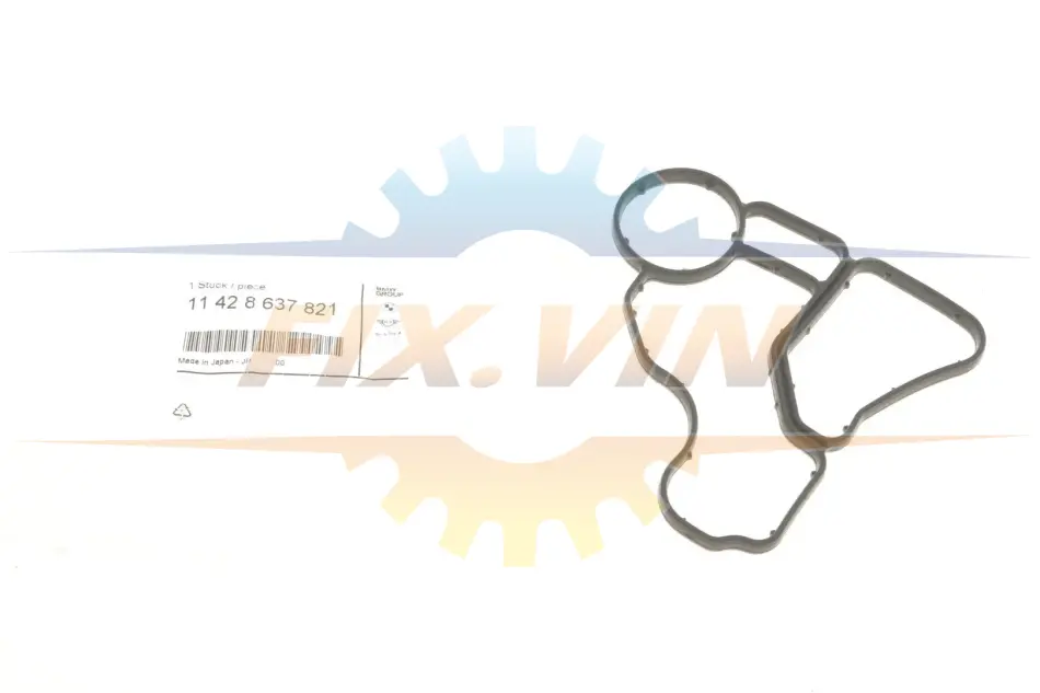 Прокладка корпуса фільтра оливного X5 (E70/F15)/X6 (E71/F16) 3.0-4.0i 06- N52/N55 BMW 11 42 8 637 821 (фото 1)