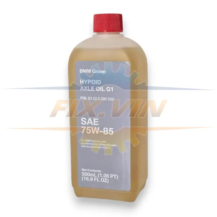 Масло трансмиссионное Hypoid Axle Oil G1 GL-4 75W-85 0.5л BMW 83 22 2 295 532 (фото 1)