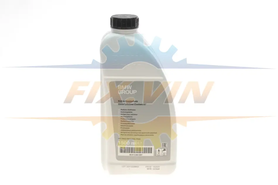 Антифриз Lifetime Coolant 87 (синій) (1.5L) концентрат BMW 83515A6CDD7 (фото 1)