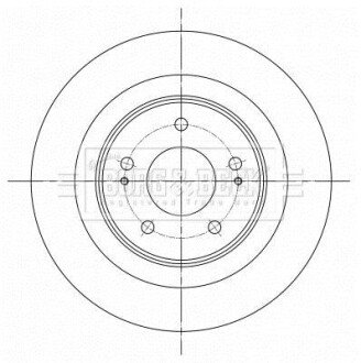 Гальмiвнi диски BORG & BECK BBD5396