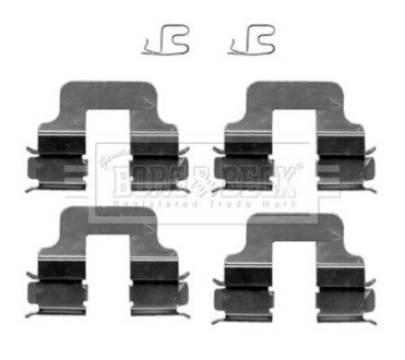 Ремкомплект гальмiвних колодок BORG & BECK BBK1202