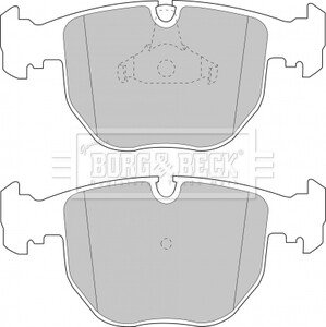 Гальмiвнi колодки дисковi BORG & BECK BBP1595