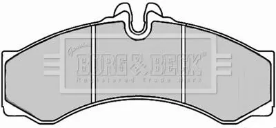 Комплект тормозных колодок, дисковый тормоз BORG & BECK BBP2247