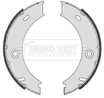 Комлект тормозных накладок BORG & BECK BBS6328 (фото 1)