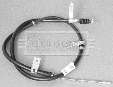 Трос ручного гальма RH REAR BORG & BECK BKB3134