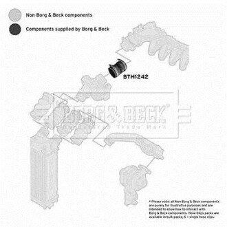 Патрубок BORG & BECK BTH1242