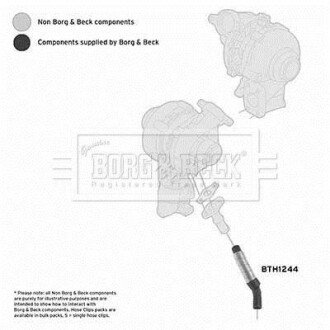 Патрубок BORG & BECK BTH1244