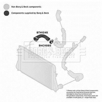 Патрубок SA BORG & BECK BTH1245