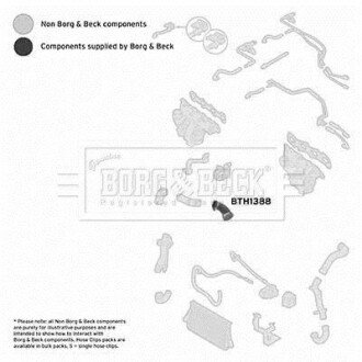 Патрубок BORG & BECK BTH1388