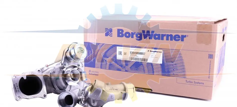 Турбина, OM646 2.2CDI (Bi-Turbo) (большая) BorgWarner 53049880057 (фото 1)