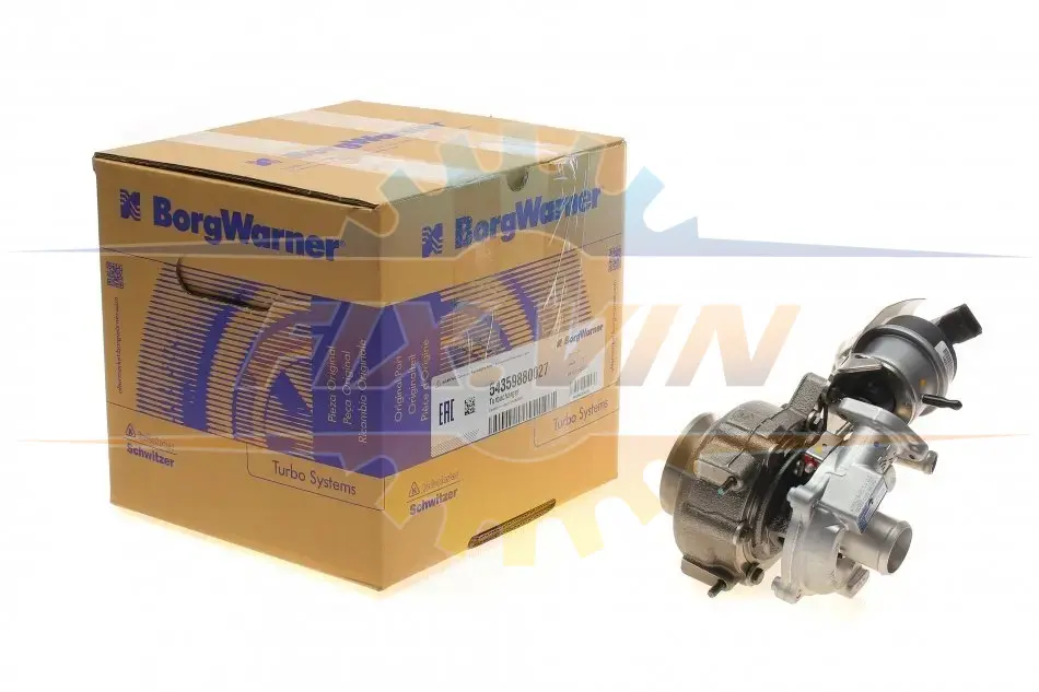 Турбіна Fiat Doblo 1.3D Multijet (66/70kW) 09-/ Opel Combo 1.3CDTI (66kW) 12- BORGWARNER BorgWarner 5435 988 0027 (фото 1)