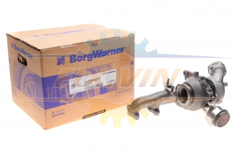 Турбіна VW Caddy III 1.9TDI (55kW/77KW) 03-10 (BLS) BORGWARNER BorgWarner 5439 988 0072 (фото 1)