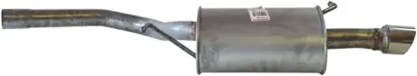 Глушник, алюм. сталь, задня частина AUDI A4 00-04 BOSAL 105-229