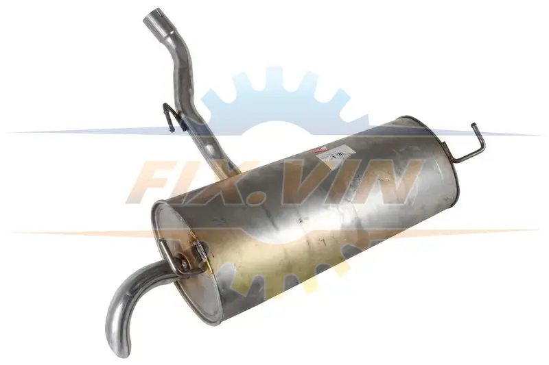 Глушник, алюм. сталь, задня частина NISSAN QASHQAI 06- BOSAL 145203 (фото 1)