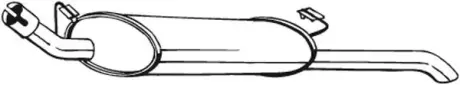 Глушник BOSAL 185-135