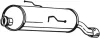 Глушитель задняя часть Peugeot 206 98-00 BOSAL 190359 (фото 1)