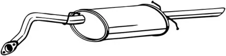 Глушник LANOS 97-00 BOSAL 278-875
