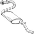 Глушник задній CITROEN Jumper 94-02 BOSAL 280-273 (фото 1)