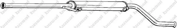 Глушник додатковий 2108-21099 (Євро-0) (закатний) BOSAL 282991 (фото 1)