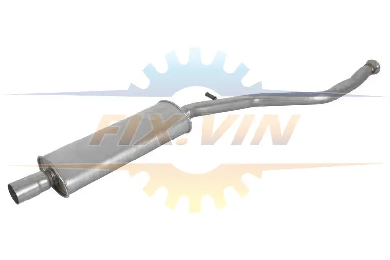 Глушник, алюм. сталь, середн. частина PEUGEOT 206 2.0i GT -16V (99-01) (repair) BOSAL 284-619 (фото 1)