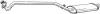 Глушник передній RENAULT TRAFIC I 89-98 BOSAL 284-893 (фото 1)