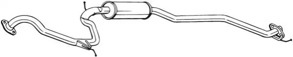 Глушник середня частина HONDA CIVIC 05- BOSAL 290-011 (фото 1)