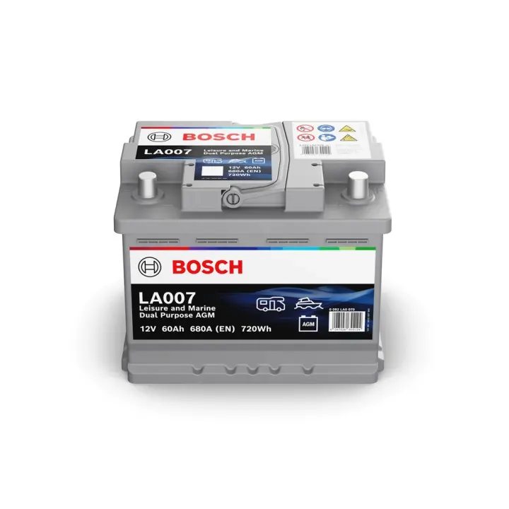 Акумулятор Bosch 12В/60/680/17,35кг BOSCH 0092LA0070 (фото 1)