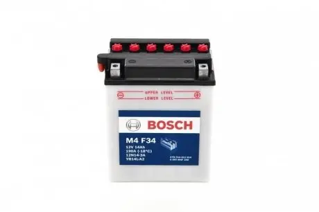 Мотоциклетна АКБ 12V 14 А*ч 190А - заміна на 0986FA1050 BOSCH 0 092 M4F 340 (фото 1)
