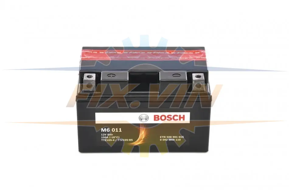 Мотоциклетна АКБ AGM 12V 8 А*ч 130А - заміна на 0986FA1140 BOSCH 0 092 M60 110 (фото 1)