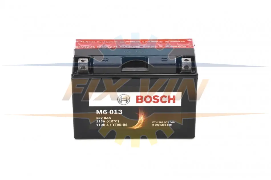 Мотоциклетна АКБ AGM 12V 8 А*ч 115А - заміна на 0986FA1210 BOSCH 0092M60130 (фото 1)