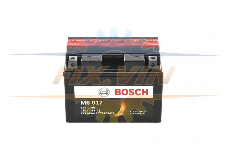 Мотоциклетна АКБ AGM 12V 11 А*ч 230А - заміна на 0986FA1130 BOSCH 0 092 M60 170 (фото 1)