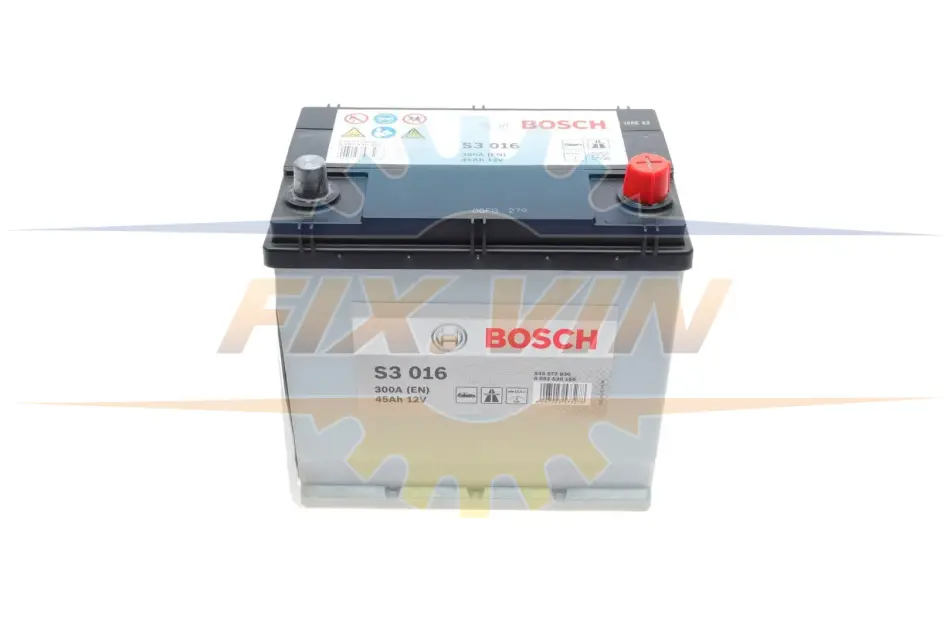 Акумулятор Bosch 12В/45Аг/300А/10,78кг BOSCH 0 092 S30 160 (фото 1)