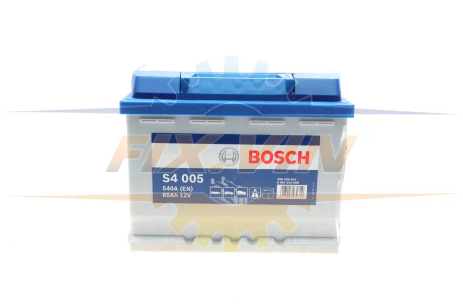 Акумулятор 60Ah-12v (S4005) (242x175x190),R,EN540 BOSCH 0 092 S40 050 (фото 1)