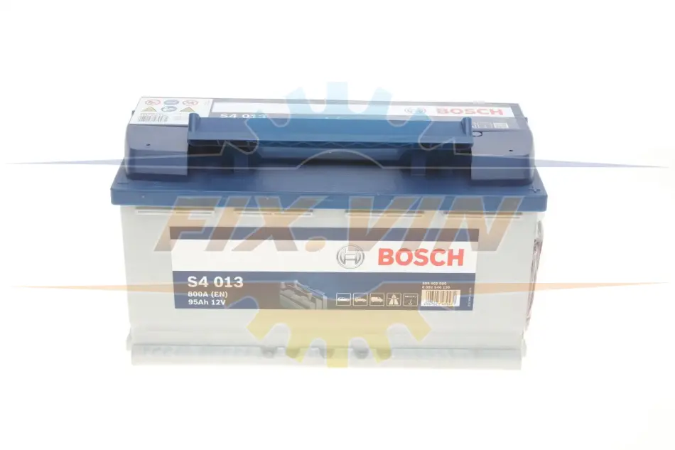 Акумулятор Bosch 12В/95Аг/800А/21,122кг BOSCH 0 092 S40 130 (фото 1)