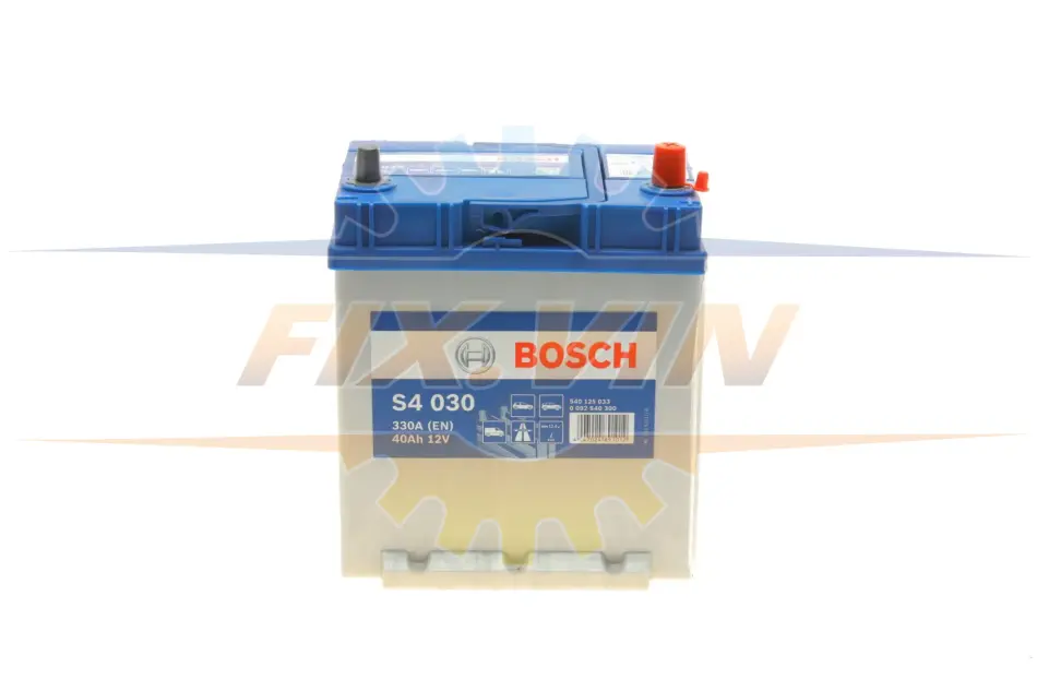 Акумулятор Bosch 12В/40Аг/330А/9,74кг BOSCH 0 092 S40 300 (фото 1)