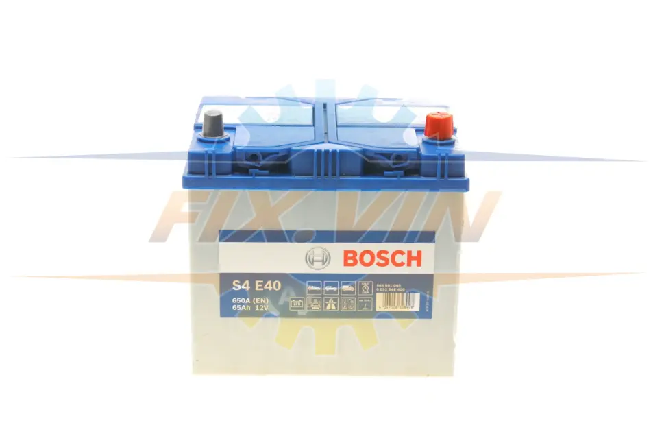 Акумулятор Bosch 12В/65Аг/650А/16,93кг BOSCH 0 092 S4E 400 (фото 1)