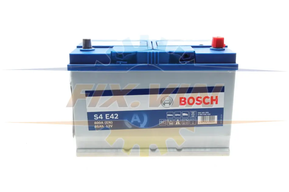Акумулятор Bosch 12В/85Аг/800А/21,69кг BOSCH 0 092 S4E 420 (фото 1)