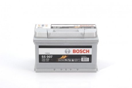 АКБ S5 SILVER 74 А*ч -/+ 750A\\ BOSCH 0 092 S50 070