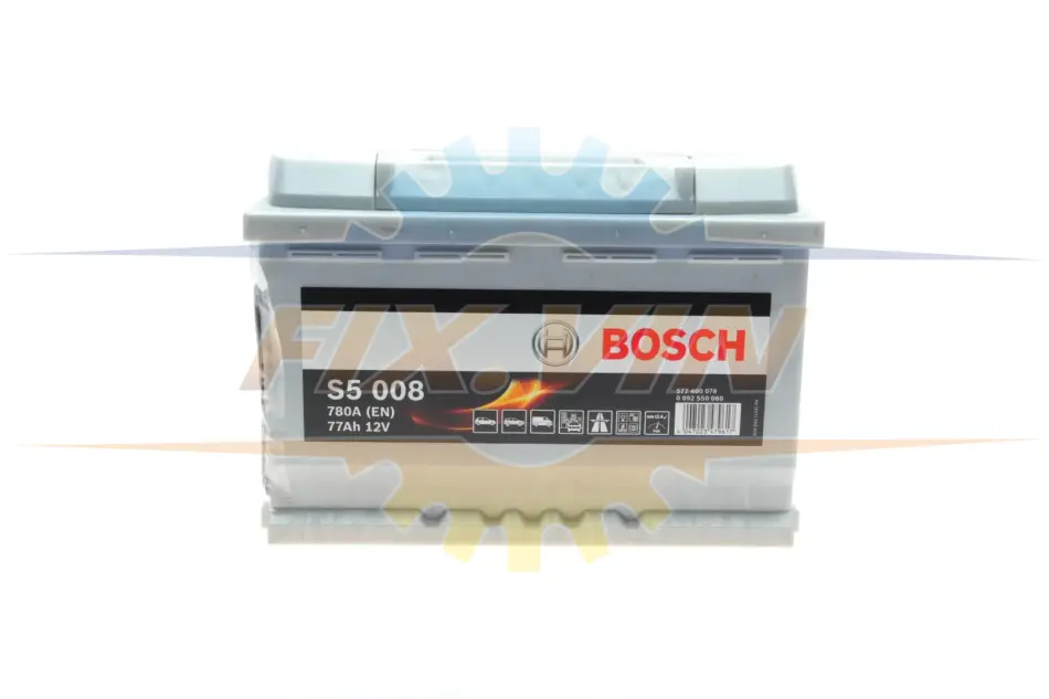 Акумулятор 77Ah-12v (S5008) (278x175x190),R,EN780 BOSCH 0 092 S50 080 (фото 1)